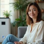air purifier in living room