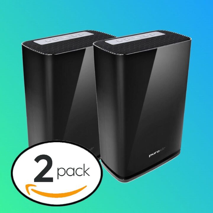 Best Air Purifiers Under $100 for 2026 4 puroair 400 2 pack