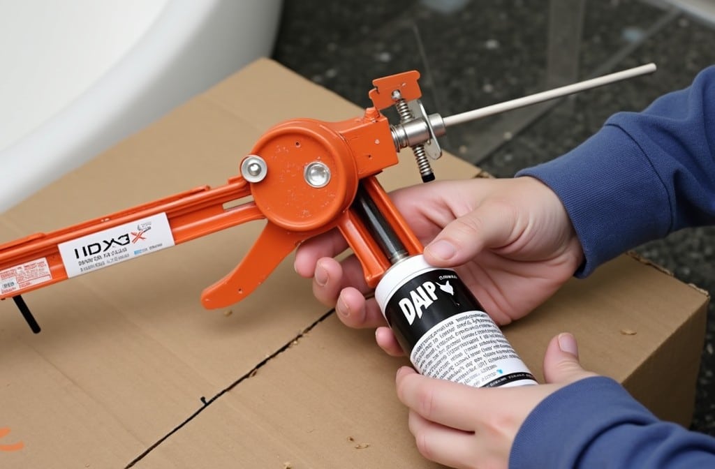 Beginner Tips: How to Use Power Tools for Your DIY Projects 6 a person holding a caulk gun clipping the end of a caulk tube