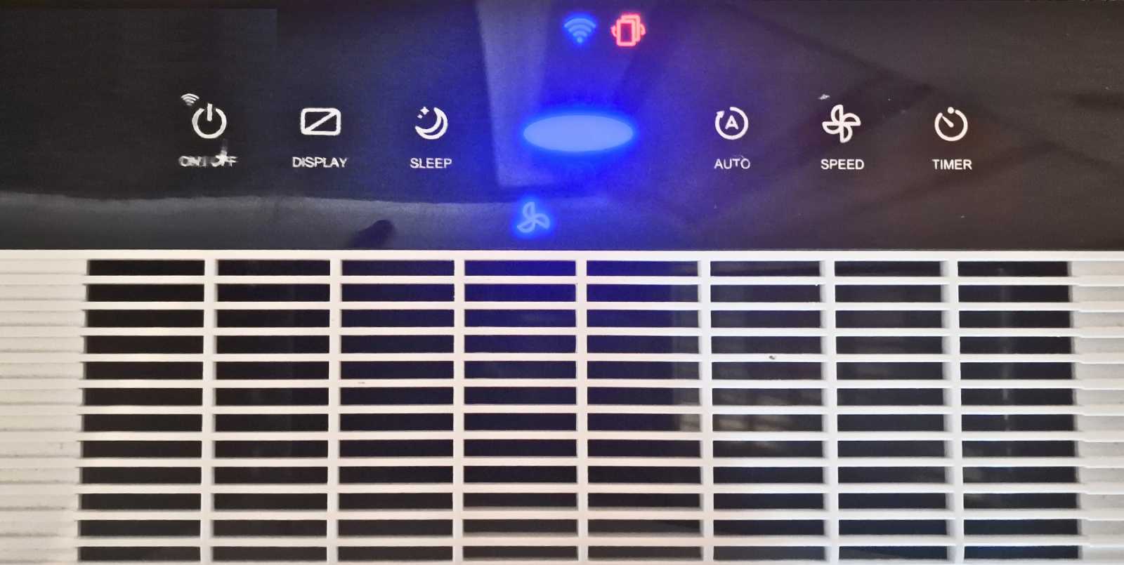 levoit air purifier problems red light is on