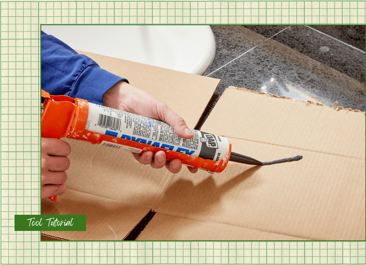 How to Use a Caulk Gun