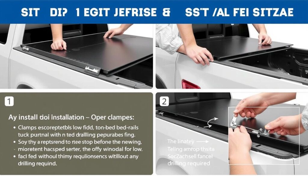 Step-by-step installation of YITAMOTOR tonneau cover