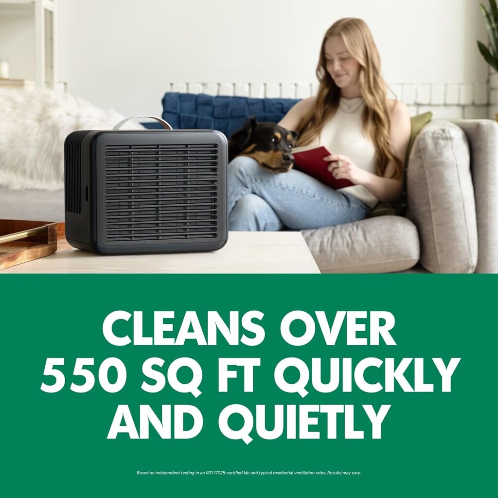 PuroAir 100i in modern home environment with family