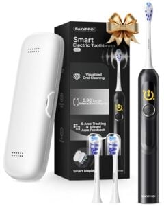 SAKYPRORAL AI Electric Toothbrush G5S — 150-Day Power to End Rushed Brushing